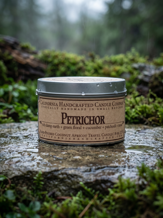 Petrichor Travel Candle