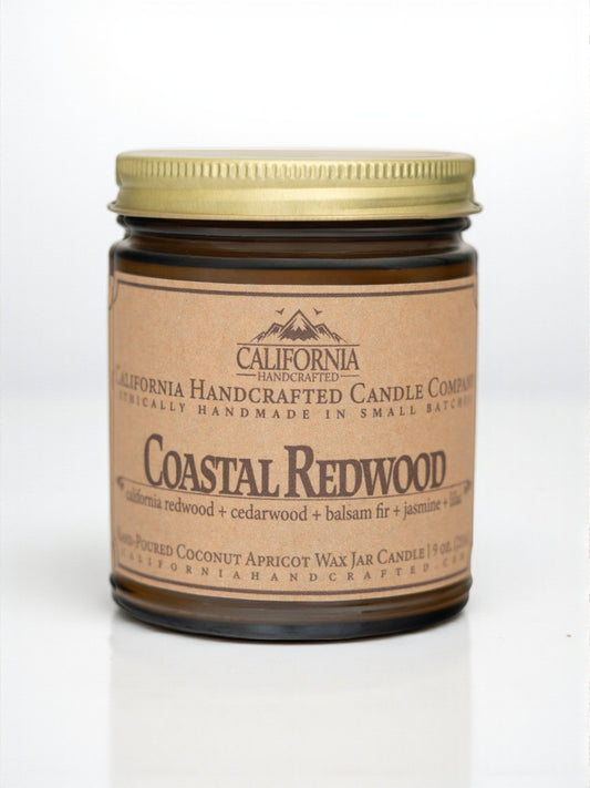 Coastal Redwood Jar Candle - California Handcrafted
