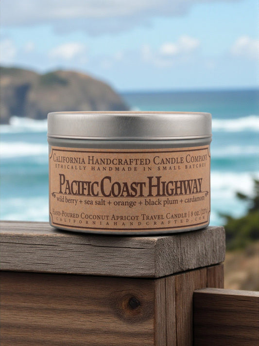 Pacific Coast Highway Travel Candle - California Handcrafted