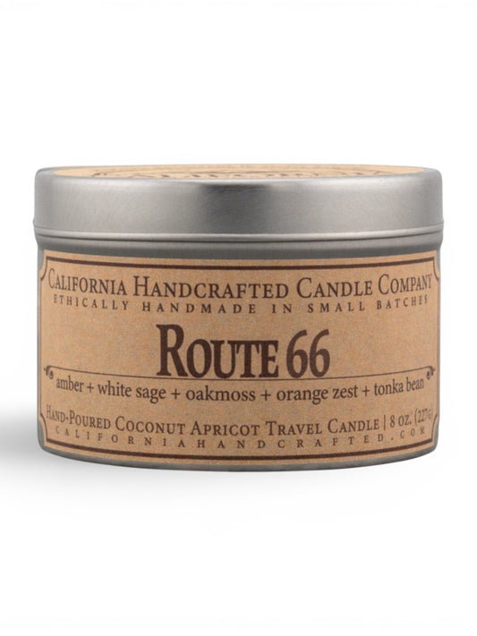 Route 66 Travel Candle