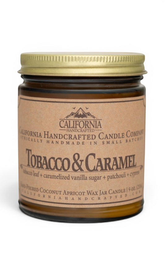 Tobacco & Caramel Jar Candle