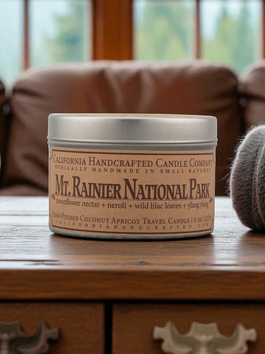 Mt. Rainier National Park Travel Candle