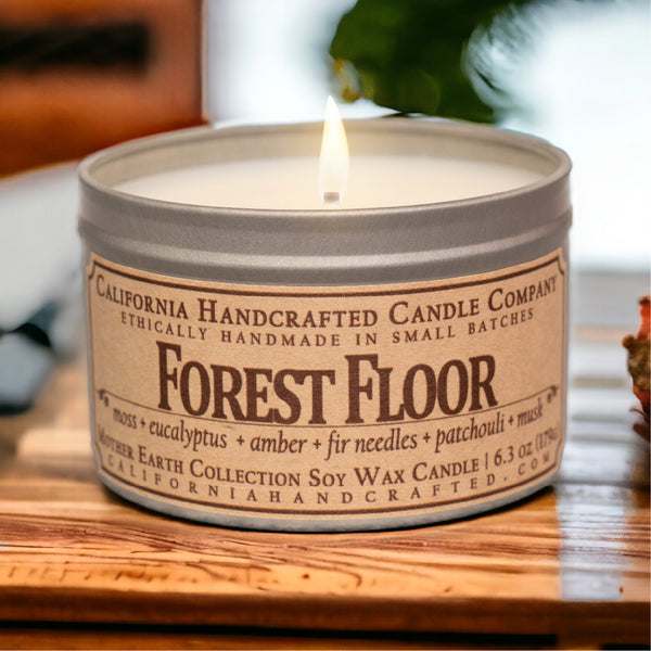 Forest Floor Scented Soy Wax Travel Candle