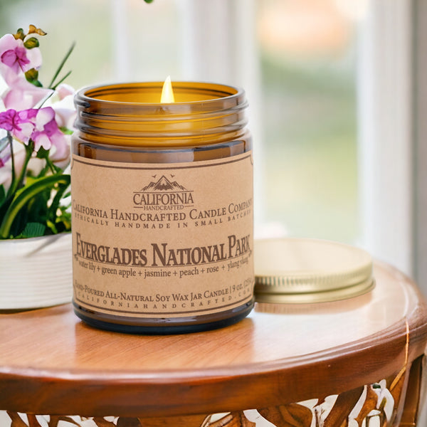 Everglades National Park Candle | 9 oz Soy Wax | Floral & Fresh Scent