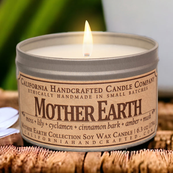 Mother Earth Scented Soy Wax Travel Candle