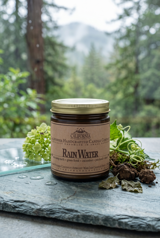 Rain Water Jar Candle