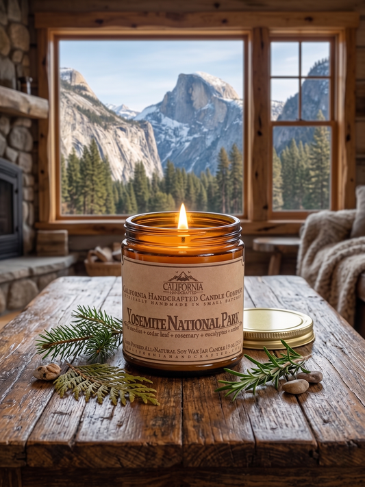 Yosemite National Park Jar Candle