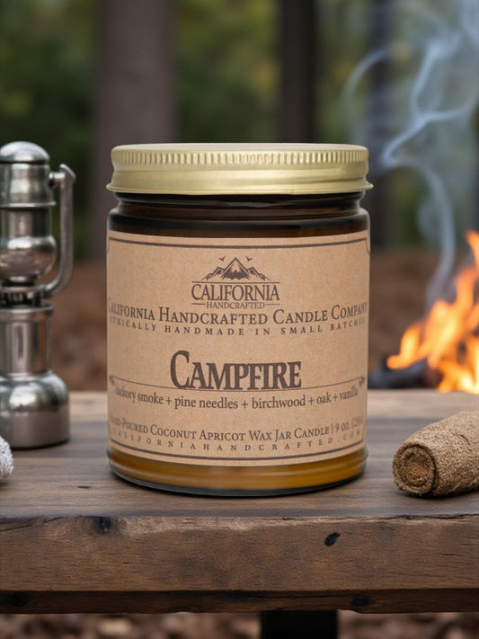 Campfire Jar Candle - California Handcrafted