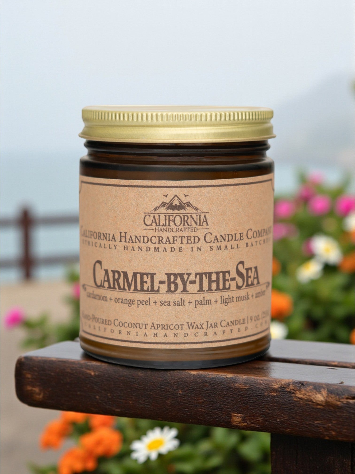 Carmel - by - the - Sea Jar Candle - California Handcrafted