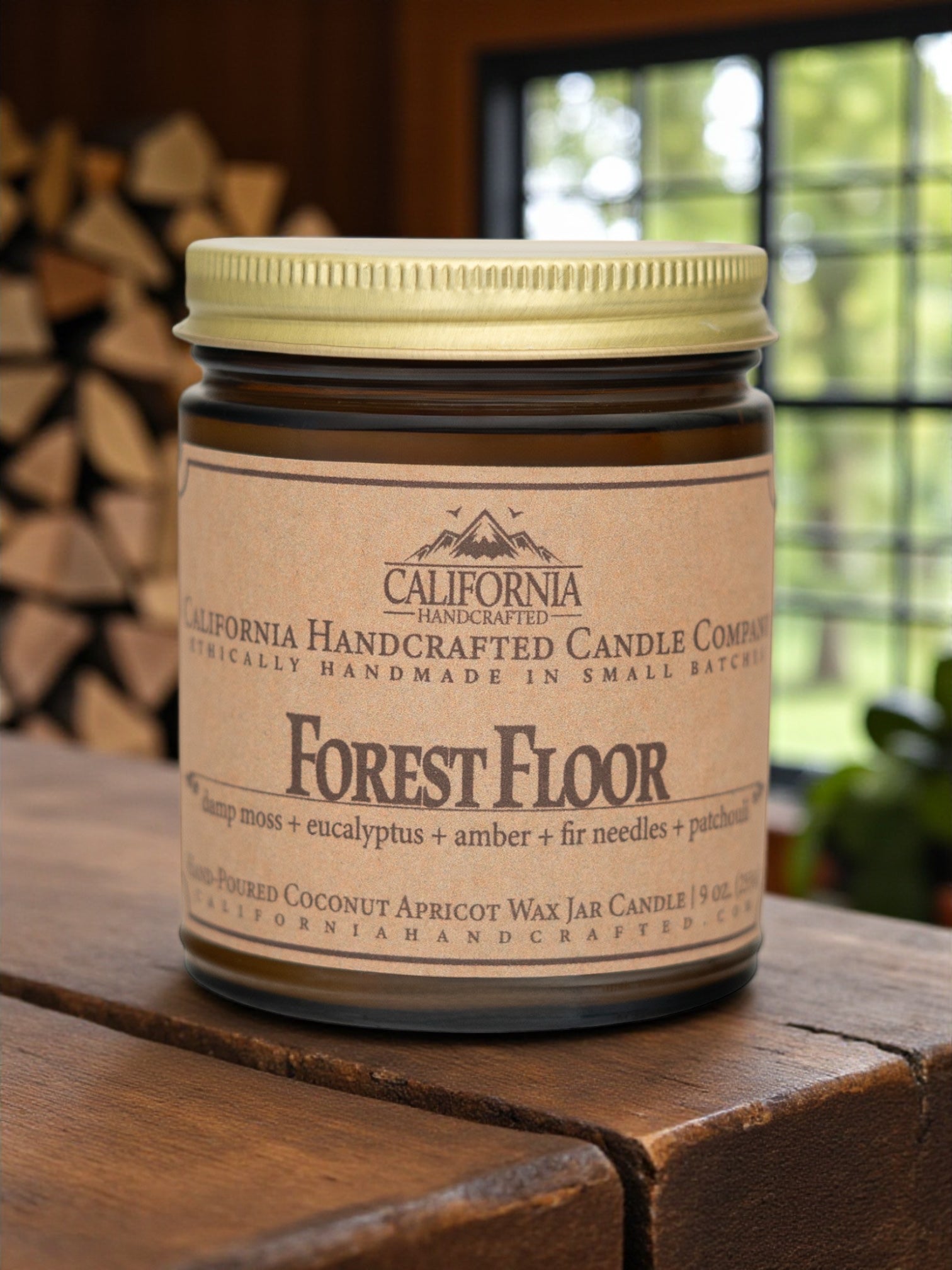 Forest Floor Jar Candle - California Handcrafted