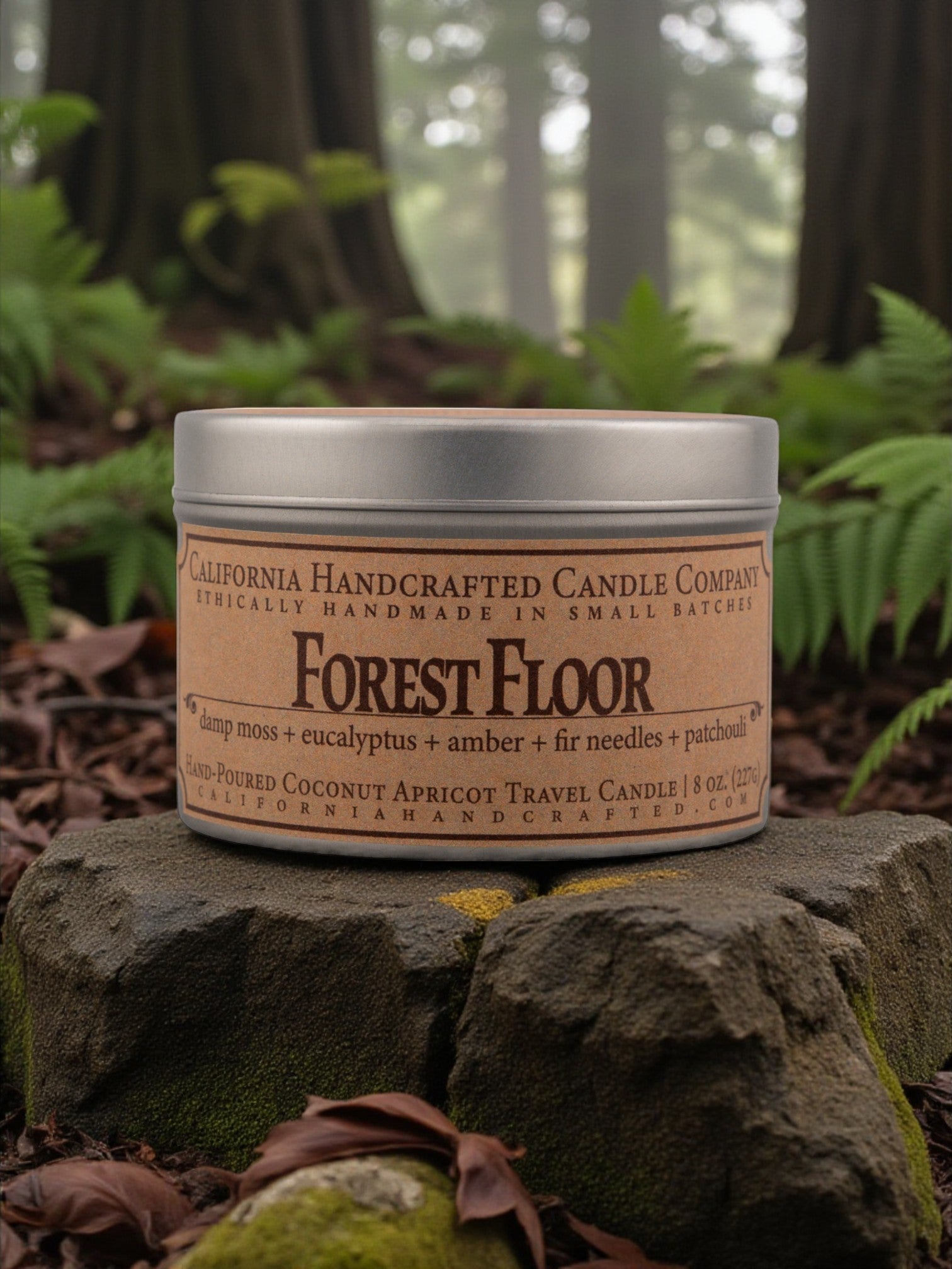 Forest Floor Travel Candle - California Handcrafted