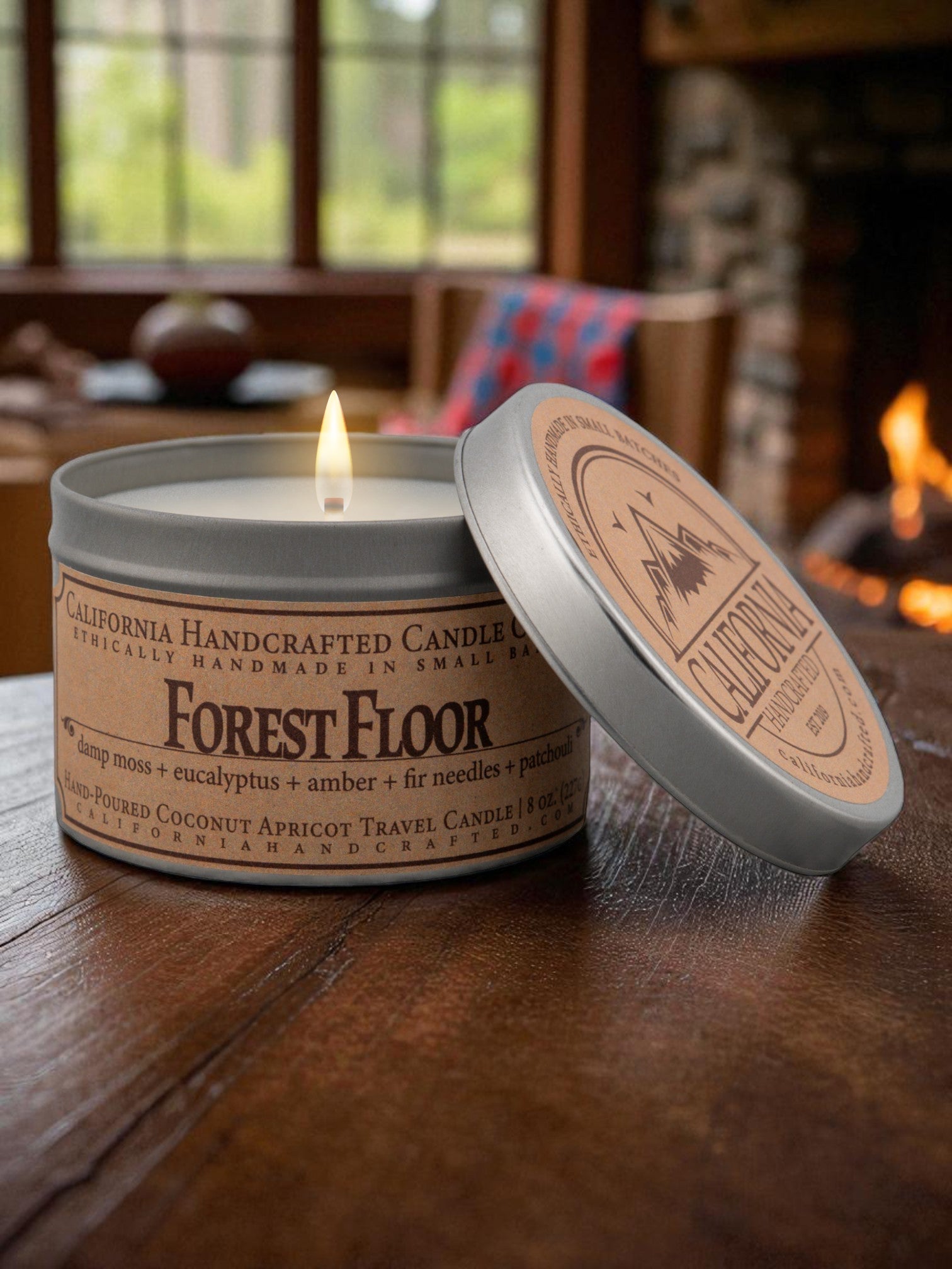 Forest Floor Travel Candle - California Handcrafted