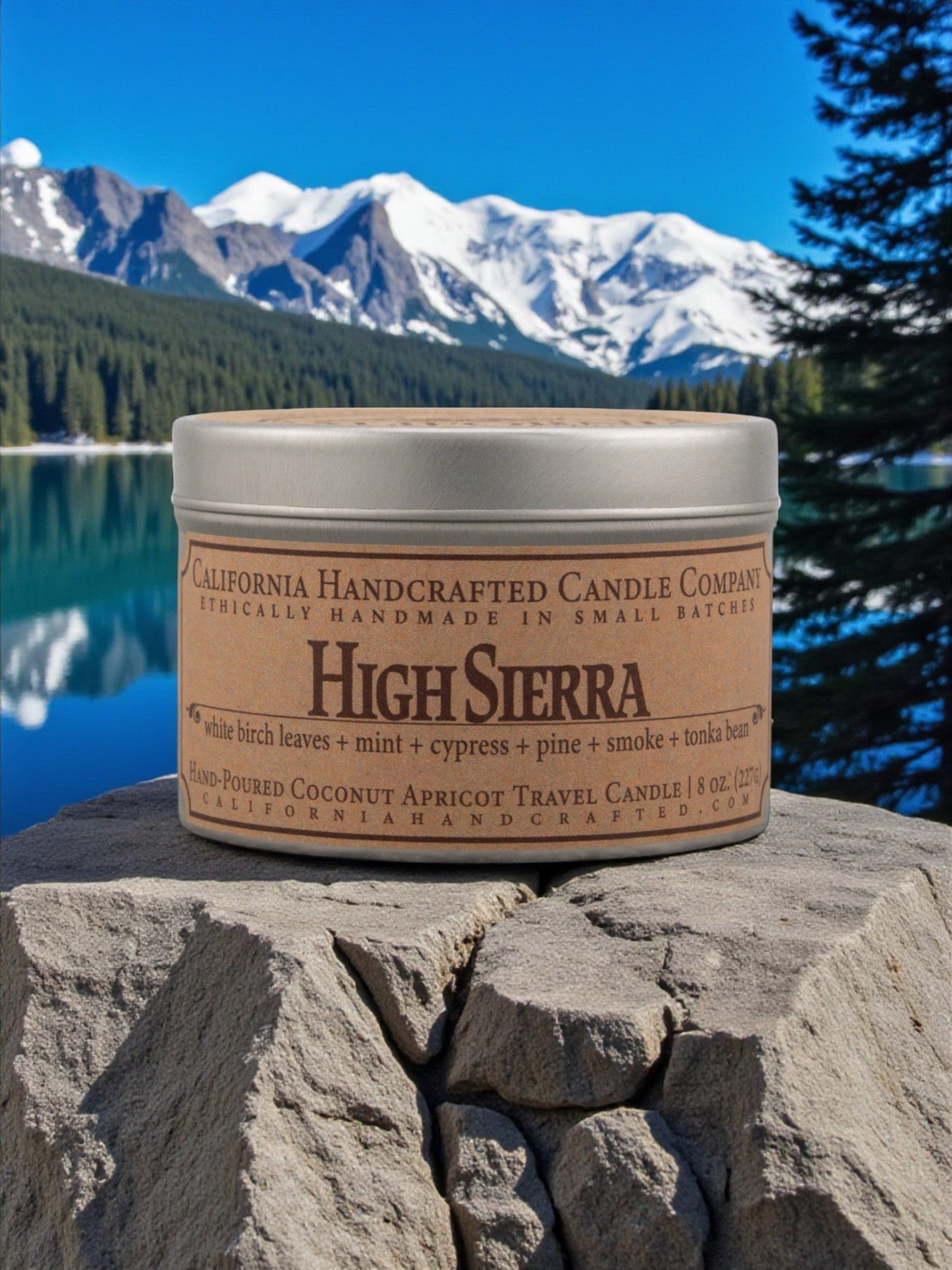 High Sierra Travel Candle - California Handcrafted