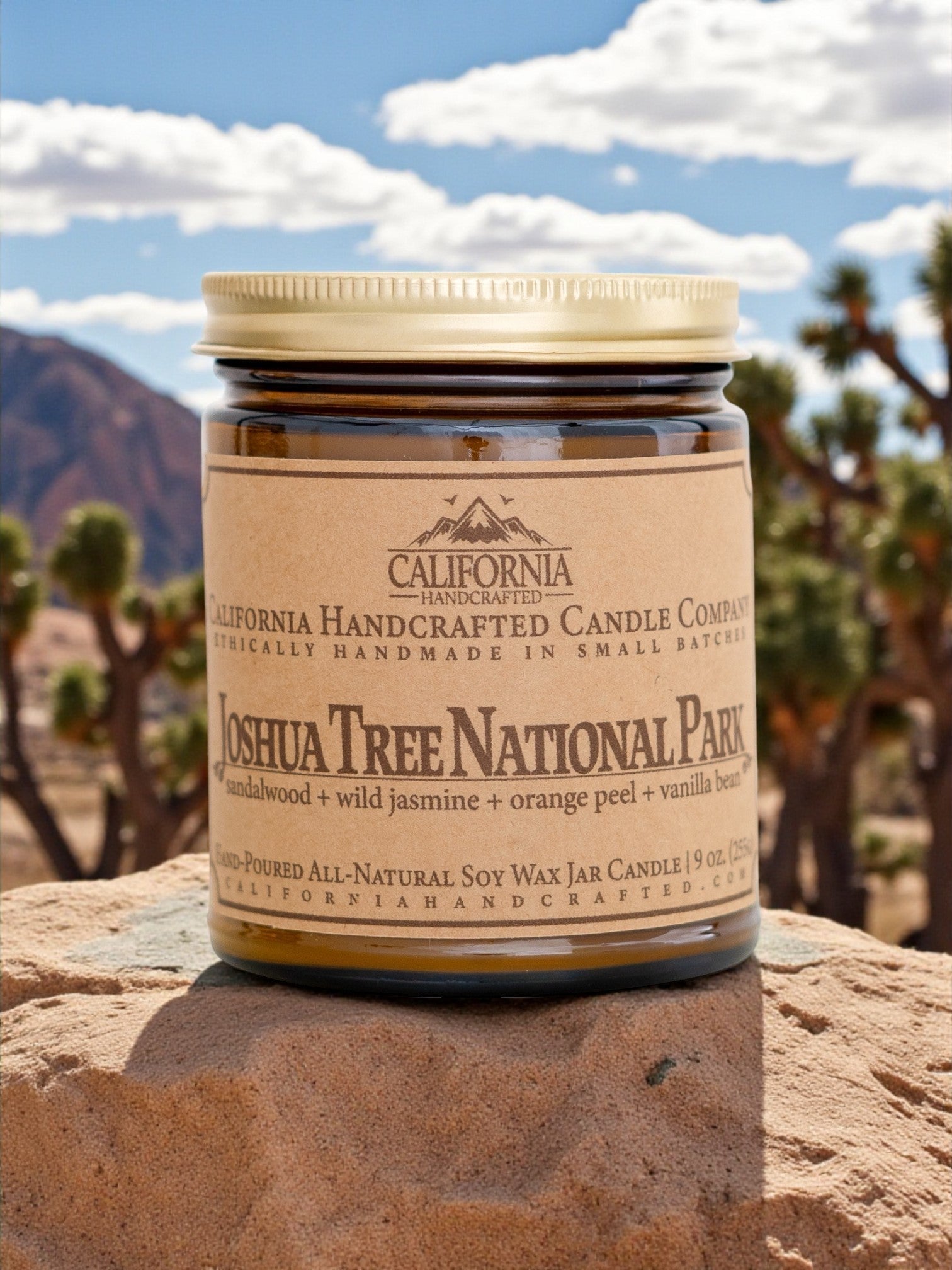 Joshua Tree National Park Jar Candle - California Handcrafted