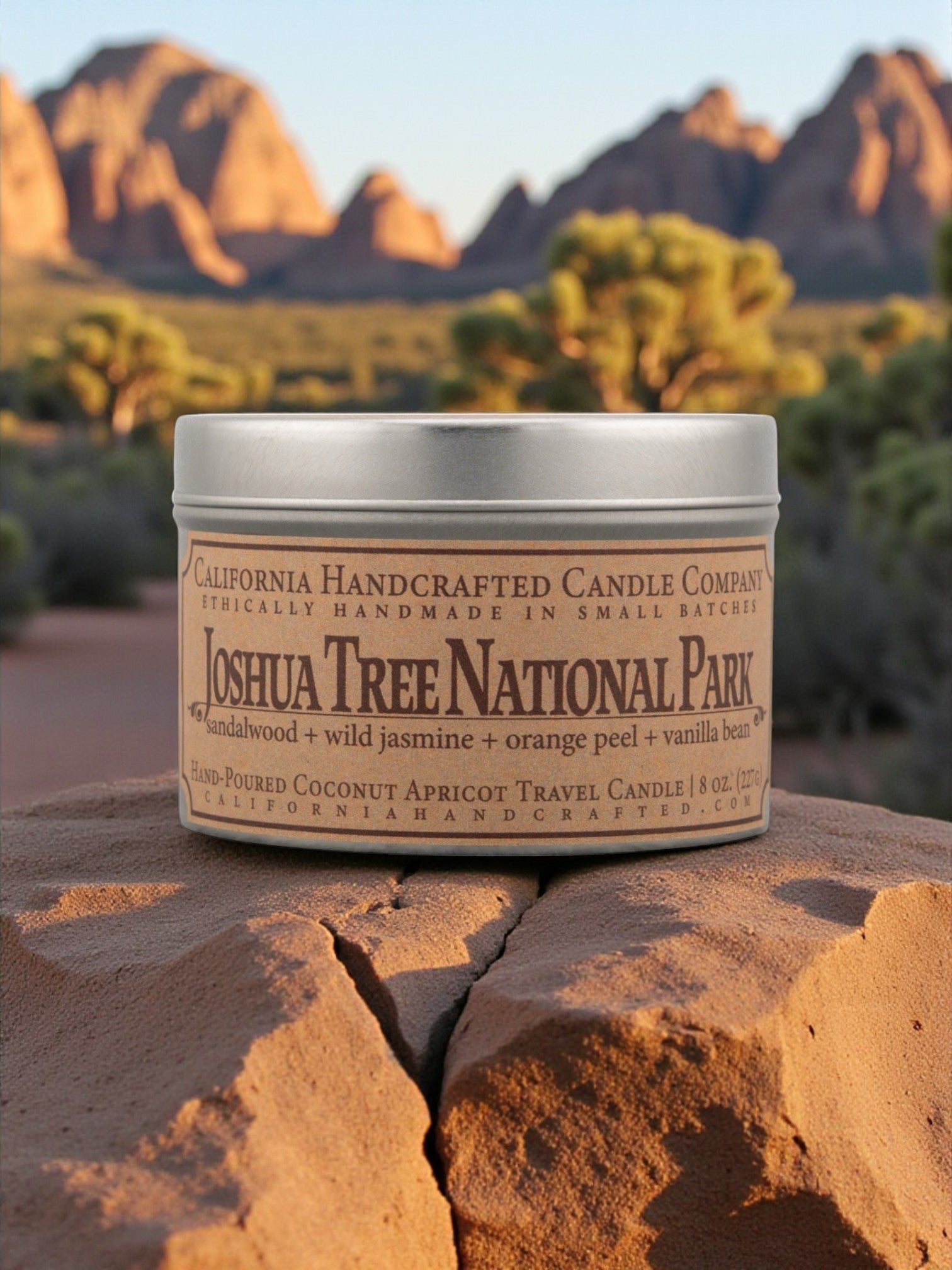 Joshua Tree National Park Travel Candle - California Handcrafted