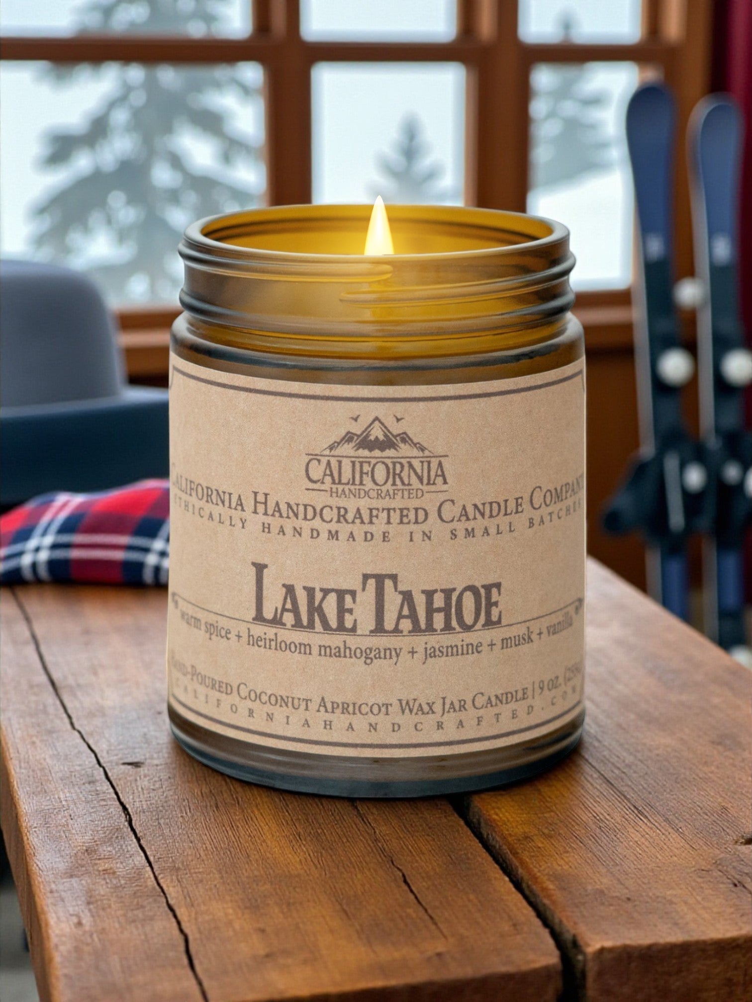Lake Tahoe Jar Candle - California Handcrafted