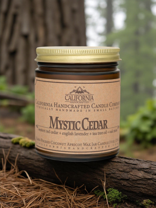 Mystic Cedar Jar Candle - California Handcrafted