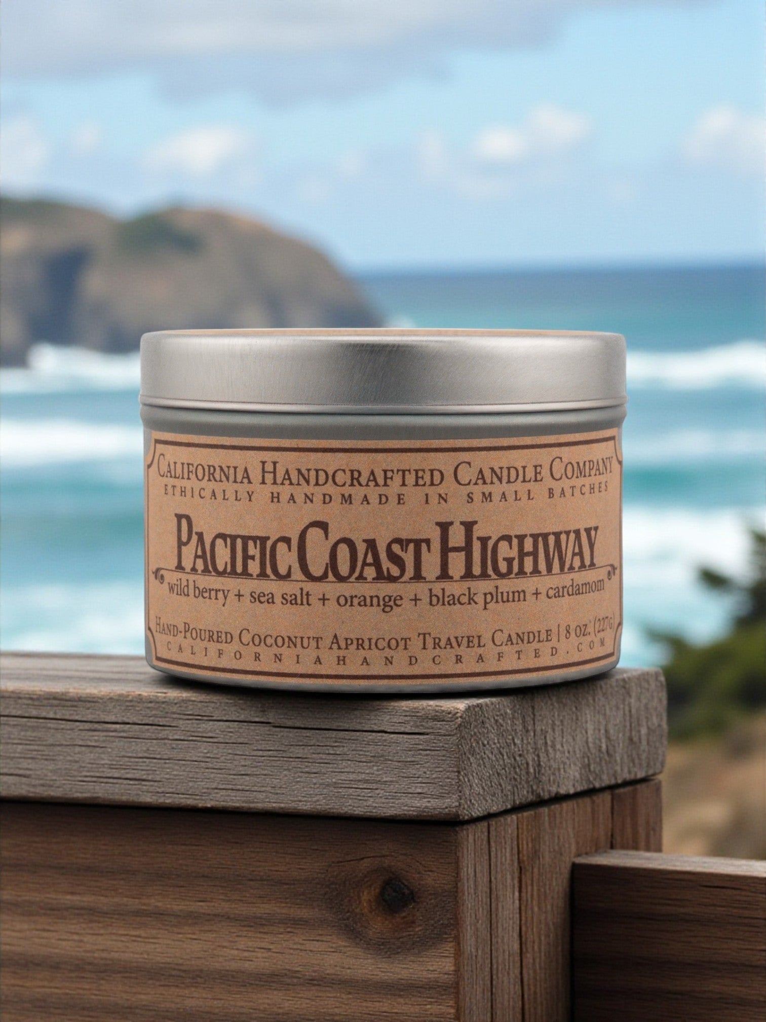 Pacific Coast Highway Travel Candle - California Handcrafted