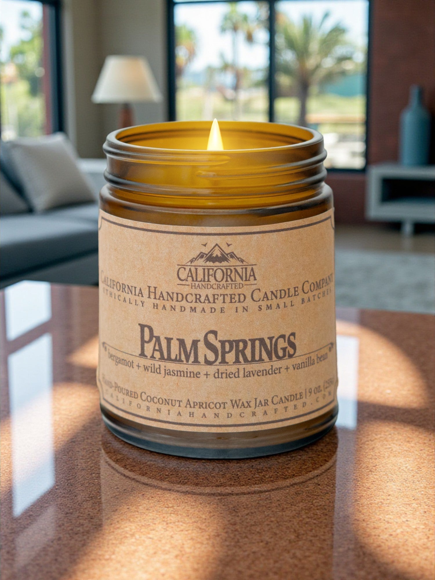 Palm Springs Jar Candle - California Handcrafted