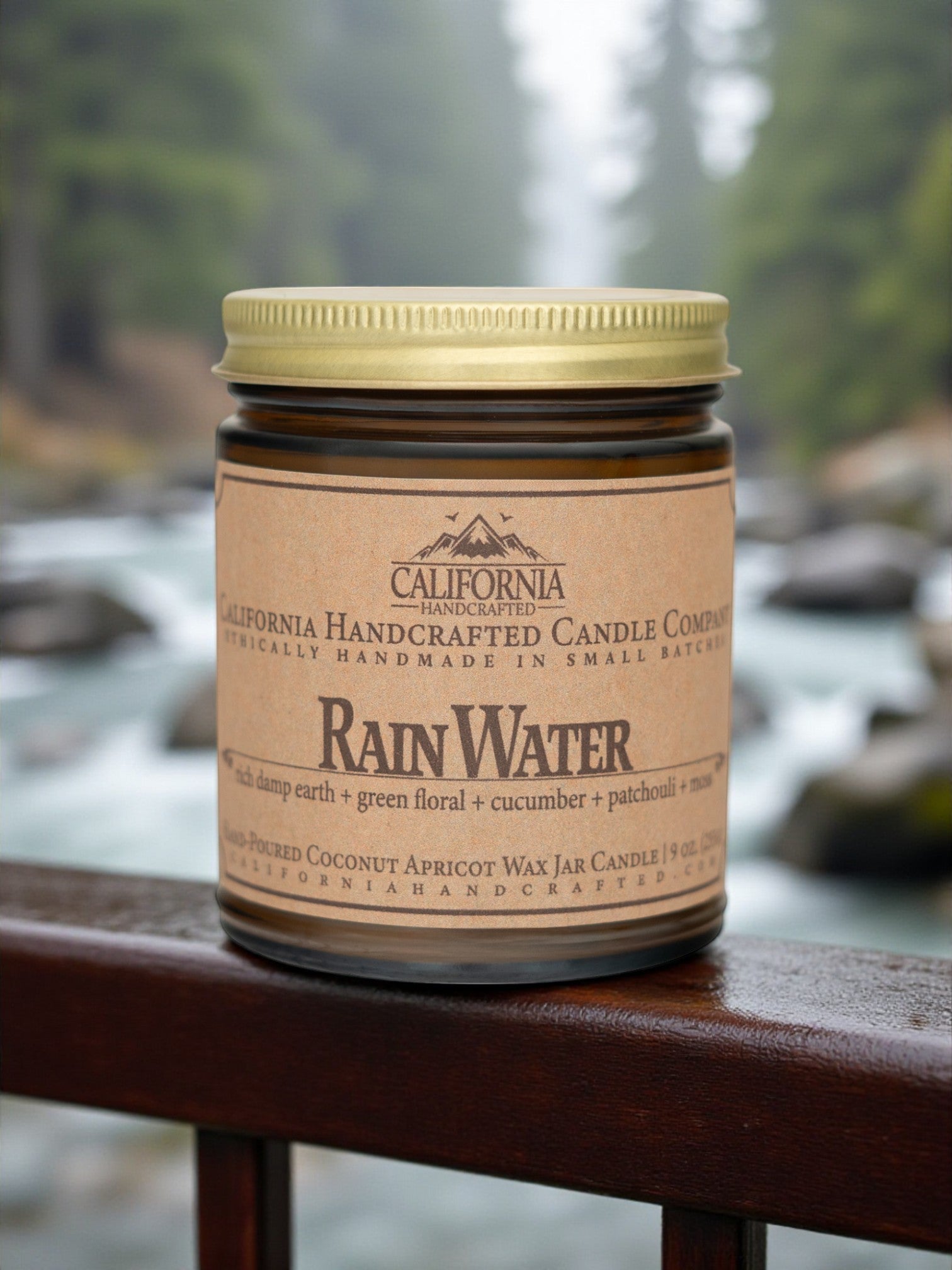 Rain Water Jar Candle - California Handcrafted