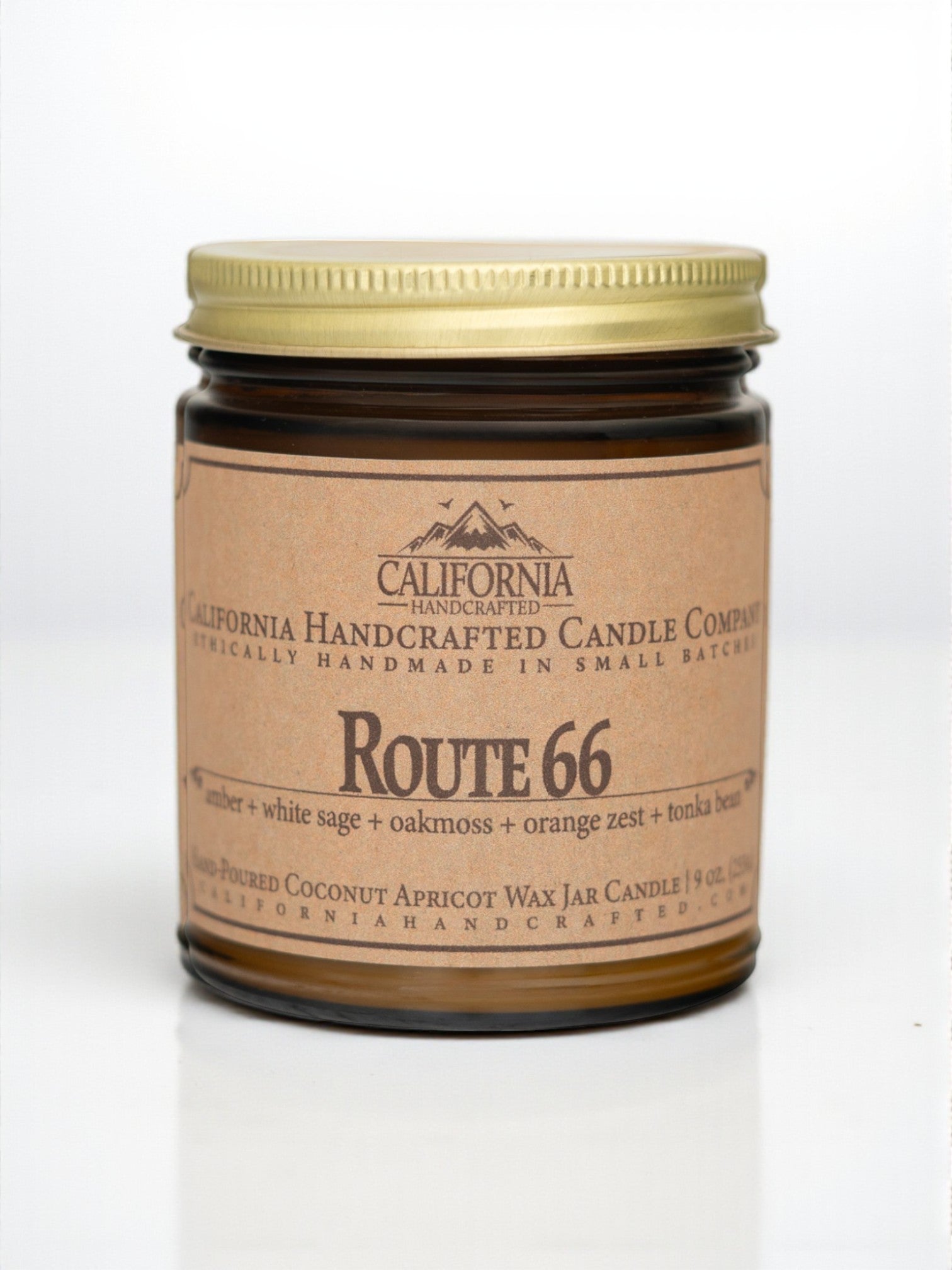 Route 66 Jar Candle - California Handcrafted