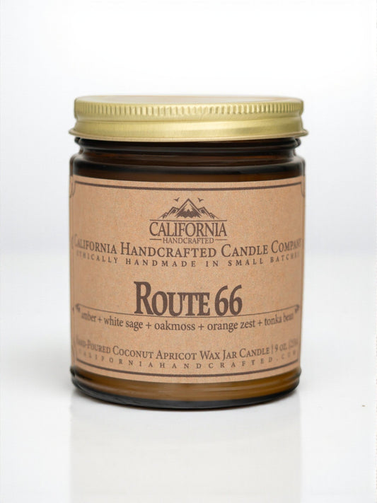 Route 66 Jar Candle - California Handcrafted