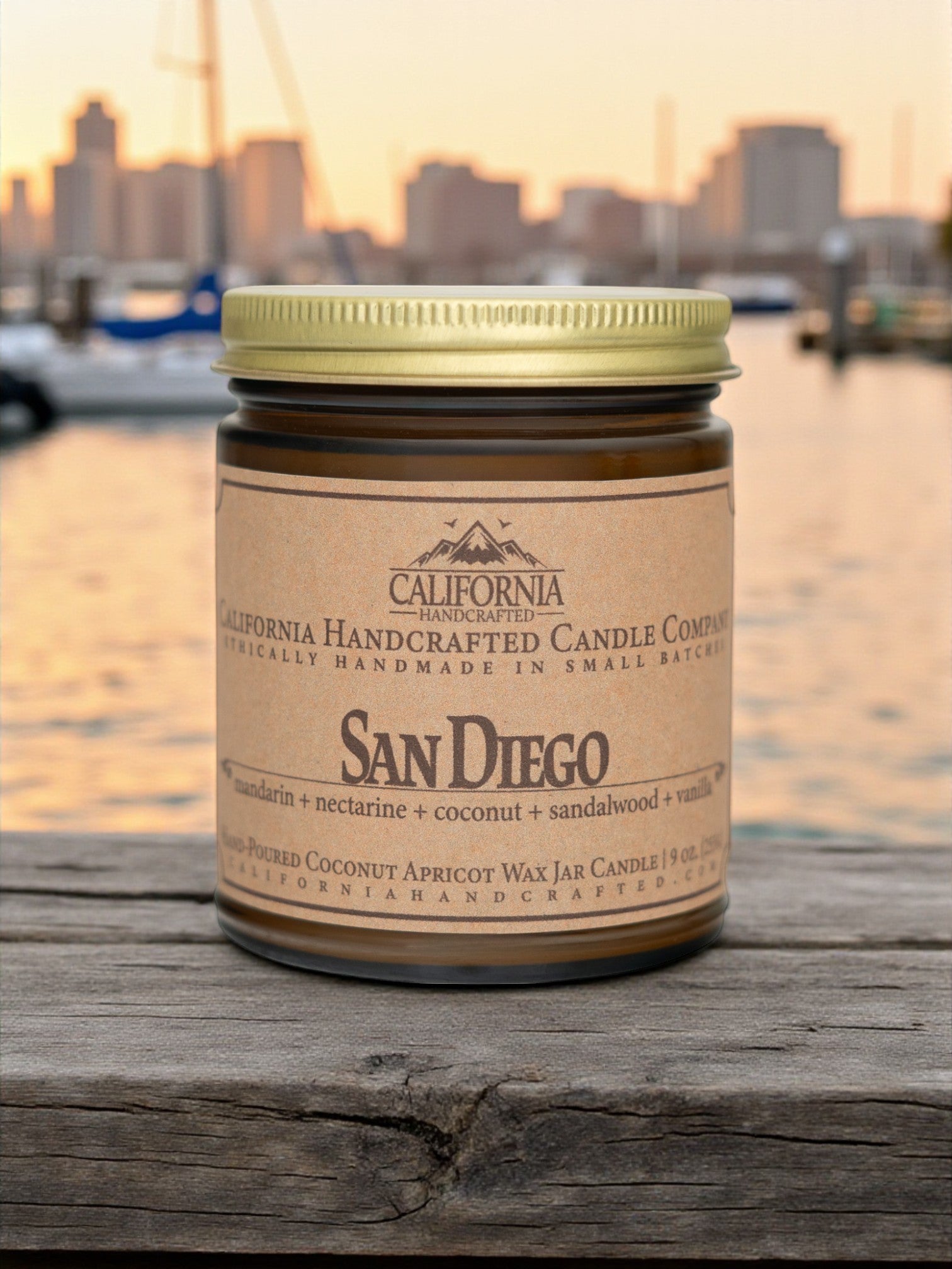 San Diego Jar Candle - California Handcrafted