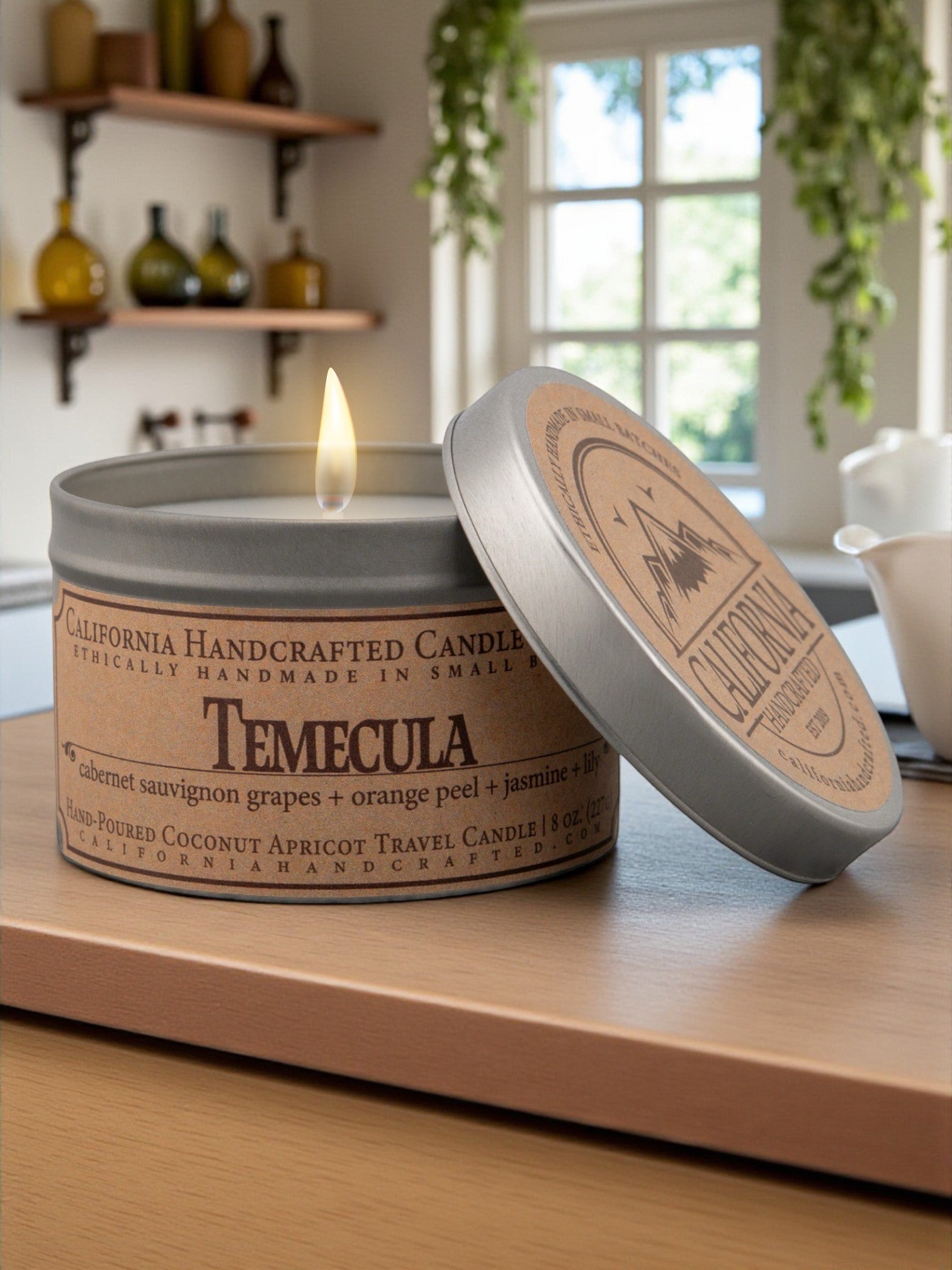 Temecula Travel Candle - California Handcrafted