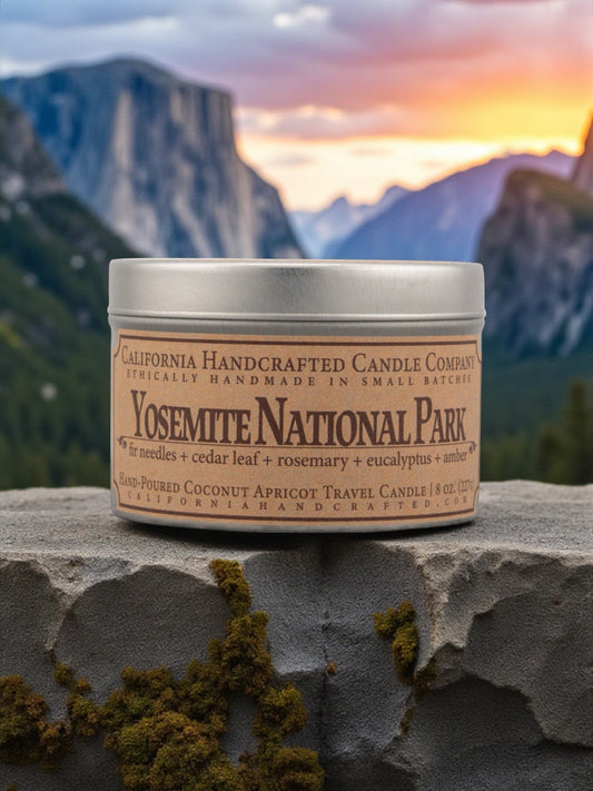 Yosemite National Park Travel Candle - California Handcrafted
